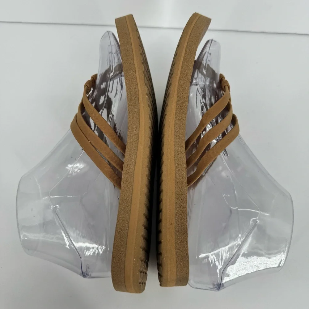 Sanuk Women Tobacco Brown Tan Beige Yoga Sandy Sandals Comfort Casual Everyday 6 - Picture 5 of 9